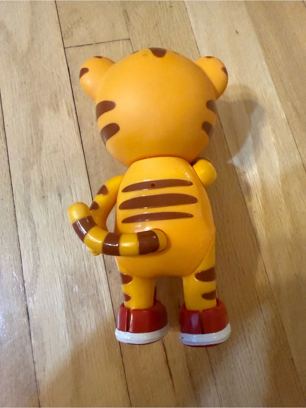 Orange Tiger Character Figure with Red Shoes - Kids Playset